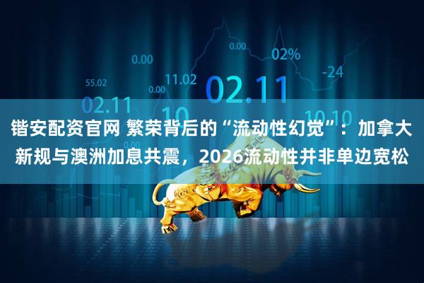 锴安配资官网 繁荣背后的“流动性幻觉”：加拿大新规与澳洲加息共震，2026流动性并非单边宽松