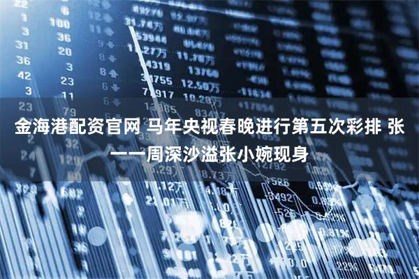 金海港配资官网 马年央视春晚进行第五次彩排 张一一周深沙溢张小婉现身