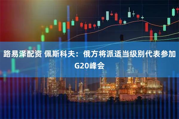 路易泽配资 佩斯科夫：俄方将派适当级别代表参加G20峰会